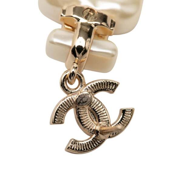 CHANEL Gold Logo Earrings - Picture 3 of 3